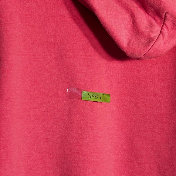 WOMENS LARGE BAWS PINK HOODIE HOODED SWEATSHIRT MISSING HOODIE DRAWSTRING - Picture 8 of 8